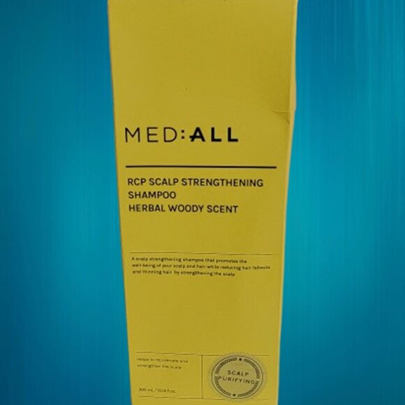 K-Beauty Med:ALL RCP Scalp Strengthening Shampoo Herbal Woody New in Box - Picture 1 of 12
